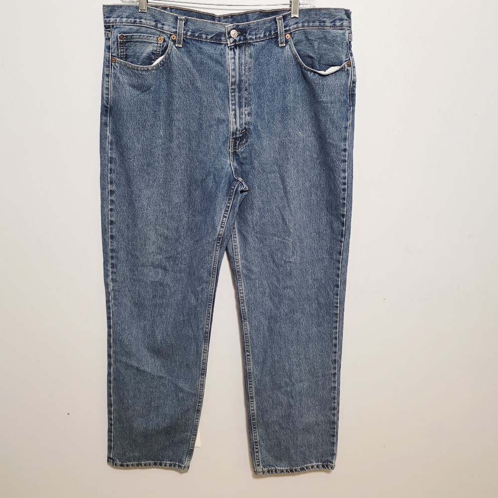 Levi's 550 Relaxed Fit Men's Jeans 42x34 Dark Wash